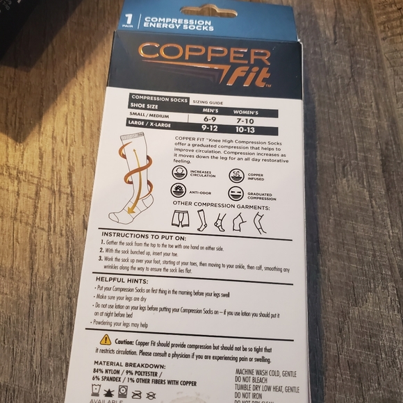 Copper Fit Compression Socks - Picture 5 of 7